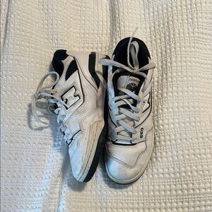 New Balance White and Black 550s